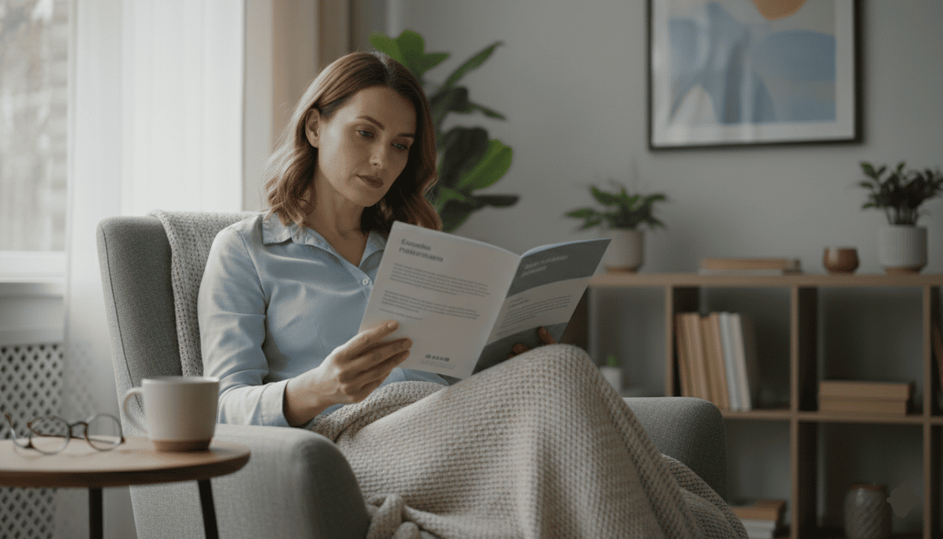 femme qui examine un document opcvm